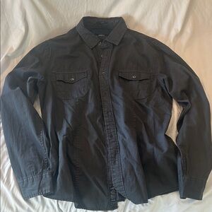 Mavi Black Button Down Shirt